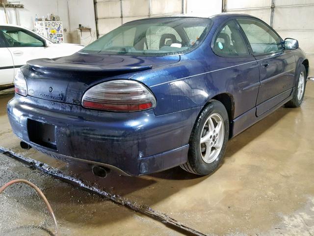 1G2WP12K9YF312423 - 2000 PONTIAC GRAND PRIX BLUE photo 4