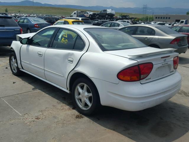 1G3NL52E64C221951 - 2004 OLDSMOBILE ALERO GL WHITE photo 3