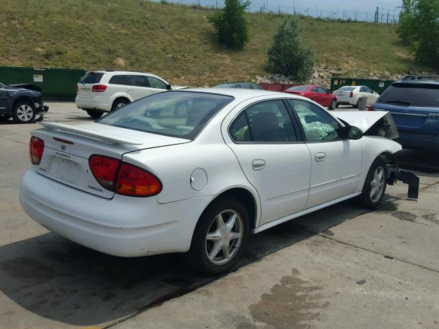 1G3NL52E64C221951 - 2004 OLDSMOBILE ALERO GL WHITE photo 4