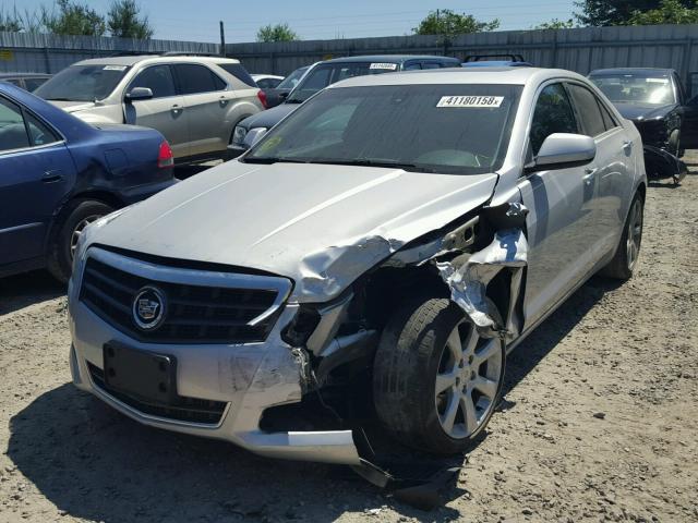 1G6AA5RX5D0139127 - 2013 CADILLAC ATS SILVER photo 2