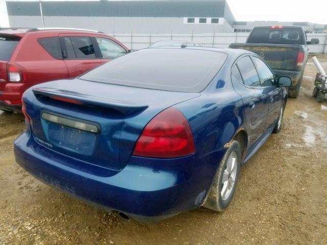 2G2WP552461102495 - 2006 PONTIAC GRAND PRIX BLUE photo 4