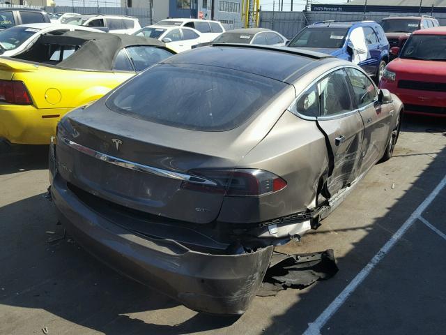 5YJSA1E26FF120191 - 2015 TESLA MODEL S GRAY photo 9