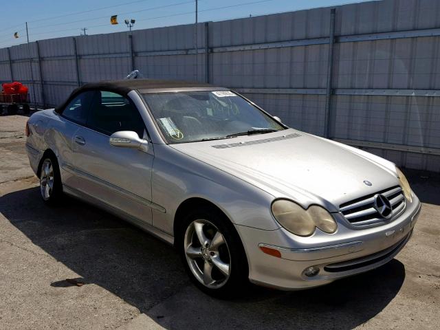 WDBTK65J35F147685 - 2005 MERCEDES-BENZ CLK 320 SILVER photo 1