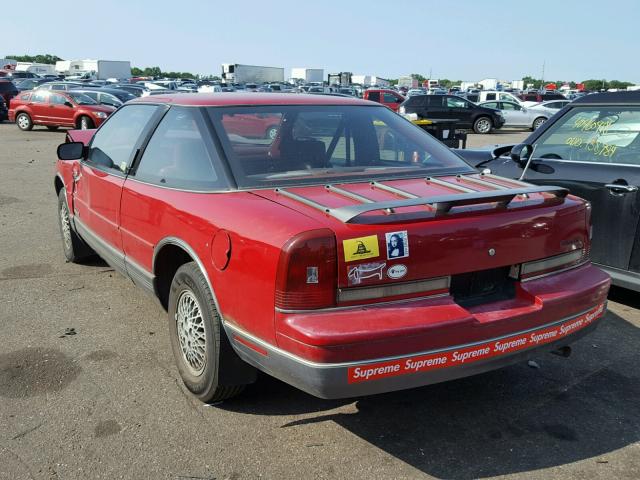 1G3WS14W0KD348000 - 1989 OLDSMOBILE CUTLASS SU RED photo 3