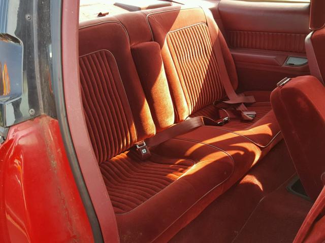 1G3WS14W0KD348000 - 1989 OLDSMOBILE CUTLASS SU RED photo 6