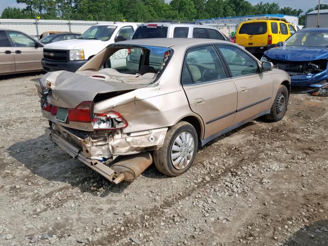 1HGCG5543YA046382 - 2000 HONDA ACCORD LX GOLD photo 4