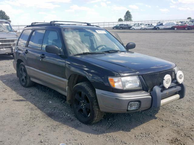 JF1SF6550YH702210 - 2000 SUBARU FORESTER S BLACK photo 1