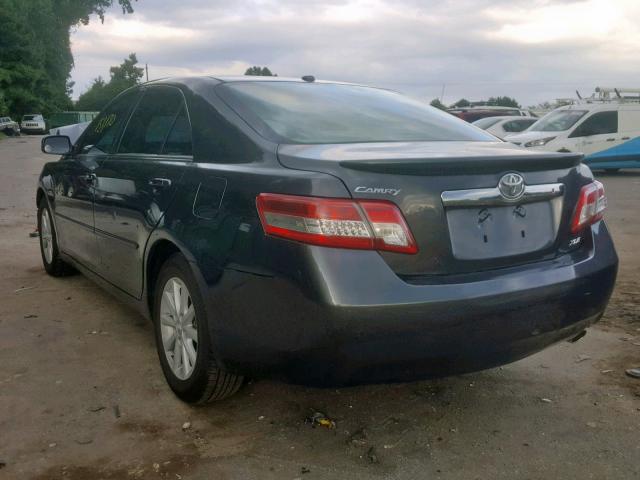 4T4BF3EKXAR063167 - 2010 TOYOTA CAMRY BASE GRAY photo 3