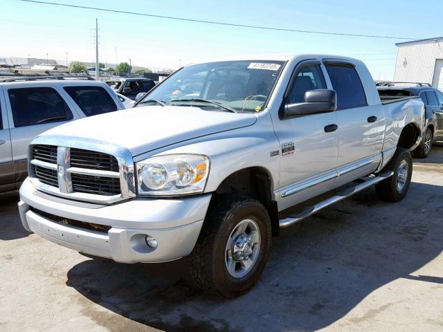 3D7KS29D27G800072 - 2007 DODGE RAM 2500 SILVER photo 2