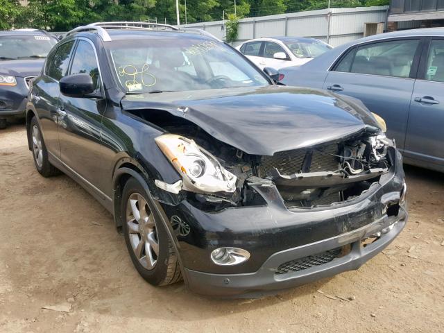 JNKAJ09F88M360161 - 2008 INFINITI EX35 BASE BLACK photo 1