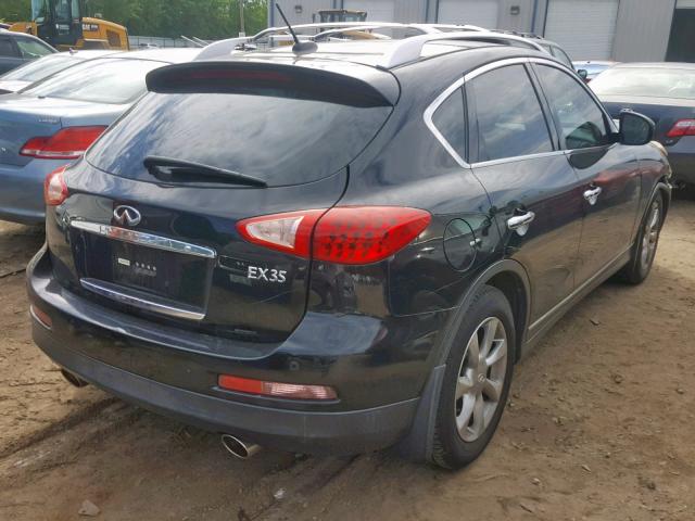 JNKAJ09F88M360161 - 2008 INFINITI EX35 BASE BLACK photo 4