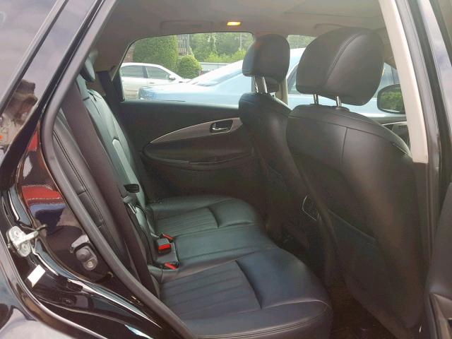 JNKAJ09F88M360161 - 2008 INFINITI EX35 BASE BLACK photo 6