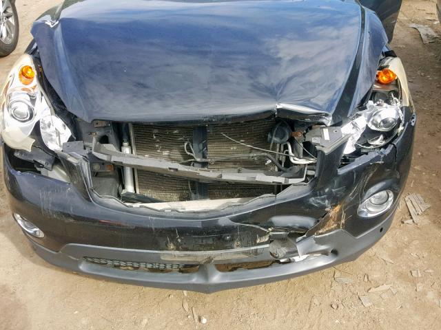 JNKAJ09F88M360161 - 2008 INFINITI EX35 BASE BLACK photo 7