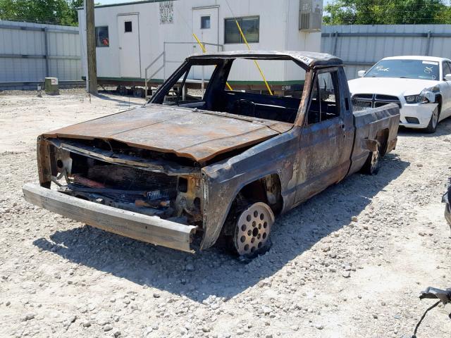 1J7FJ66S4NL152708 - 1992 JEEP COMANCHE E BURN photo 2