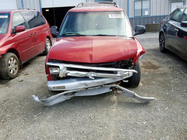 1GNDT13W4S2209366 - 1995 CHEVROLET BLAZER RED photo 9