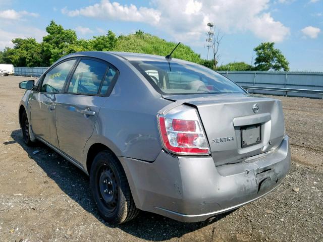 3N1AB61E88L753899 - 2008 NISSAN SENTRA 2.0 GRAY photo 3