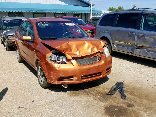 KL1TD56687B101402 - 2007 CHEVROLET AVEO BASE Narıncı foto 1