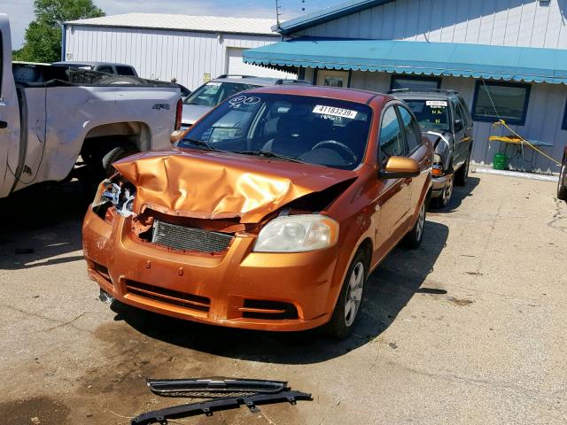 KL1TD56687B101402 - 2007 CHEVROLET AVEO BASE Narıncı foto 2