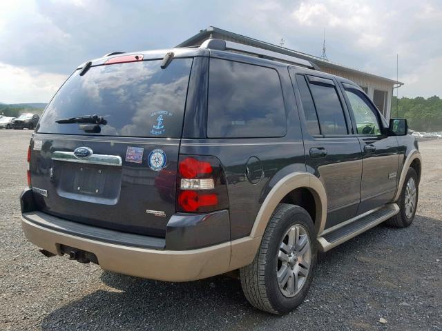 1FMEU74E57UB66960 - 2007 FORD EXPLORER E BLUE photo 4