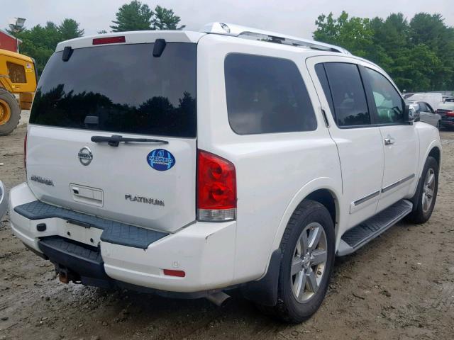 5N1AA0NE5AN608621 - 2010 NISSAN ARMADA PLA WHITE photo 4