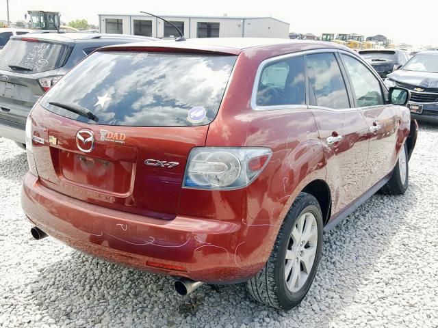 JM3ER293980177136 - 2008 MAZDA CX-7 RED photo 4