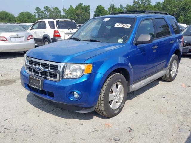 1FMCU9DG8CKA70430 - 2012 FORD ESCAPE XLT BLUE photo 2