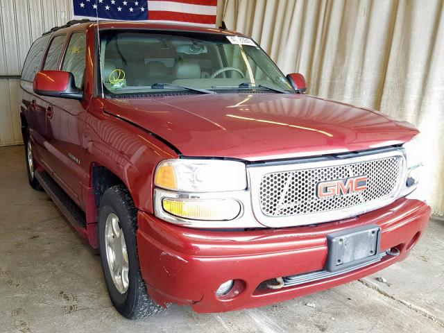 1GKFK66U16J175849 - 2006 GMC YUKON XL D BURGUNDY photo 1