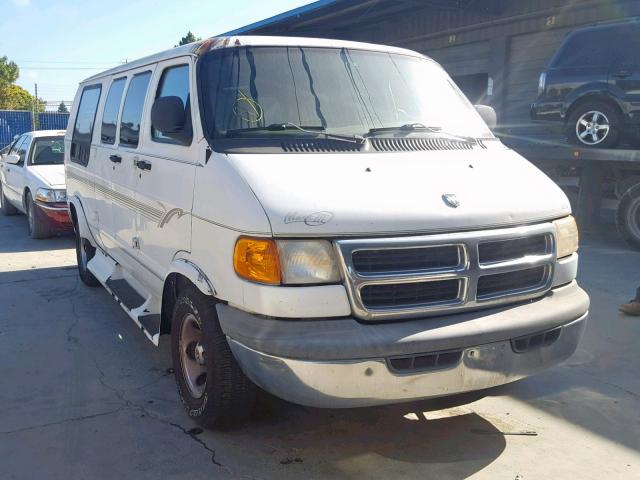 2B6HB11Y3YK129355 - 2000 DODGE RAM VAN B1 WHITE photo 1