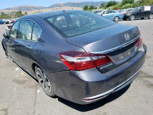 1HGCR2F81HA105973 - 2017 HONDA ACCORD EXL SILVER photo 3