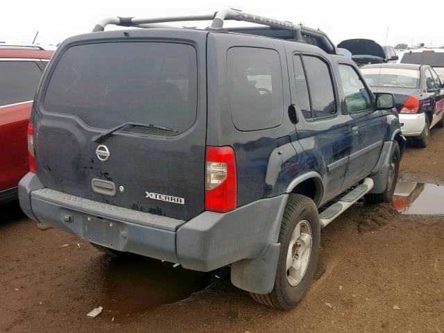 5N1ED28T33C652940 - 2003 NISSAN XTERRA XE BLACK photo 4