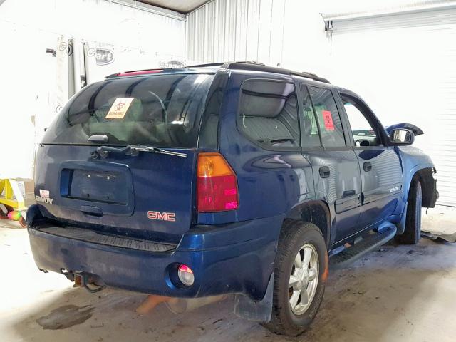 1GKDT13S442143768 - 2004 GMC ENVOY BLUE photo 4