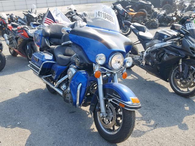 1HD1FC4188Y640573 - 2008 HARLEY-DAVIDSON FLHTCUI BLUE photo 1