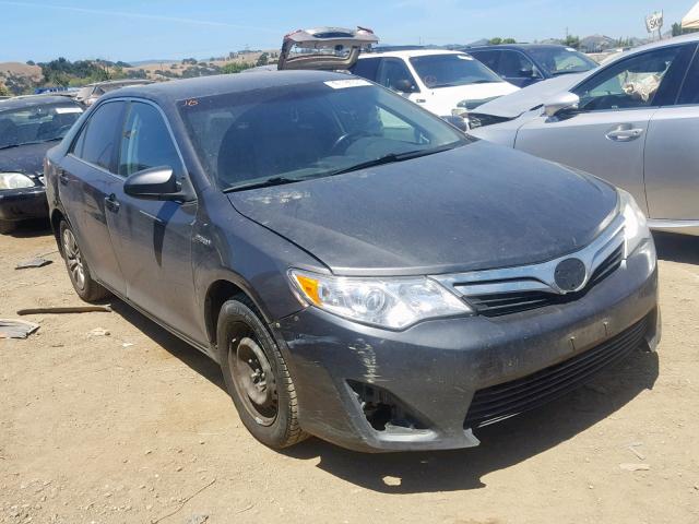 4T1BD1FK7DU080922 - 2013 TOYOTA CAMRY HYBR GRAY photo 1