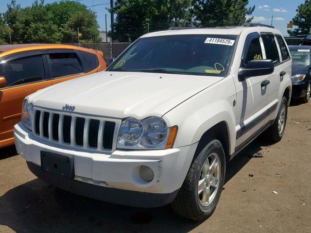 1J4HR48N56C236581 - 2006 JEEP GRAND CHER WHITE photo 2