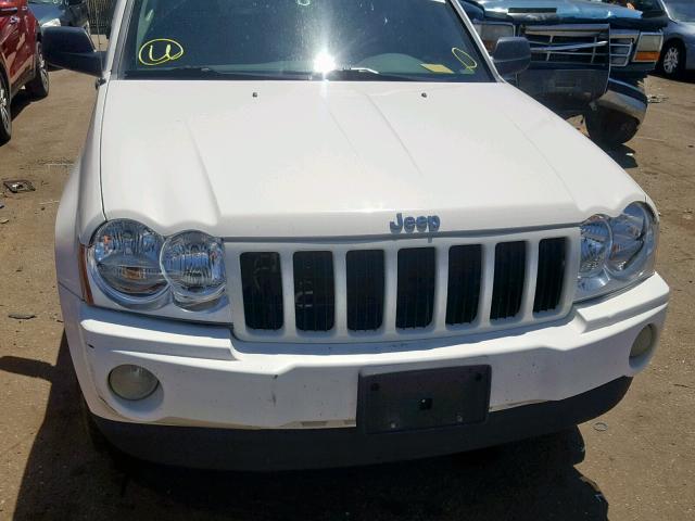 1J4HR48N56C236581 - 2006 JEEP GRAND CHER WHITE photo 7