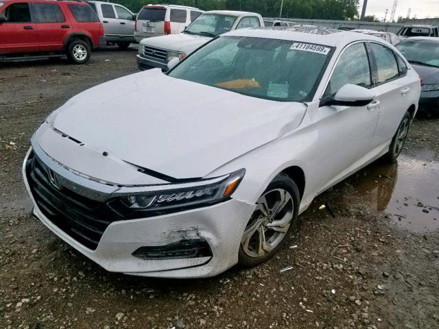 1HGCV2F54JA040169 - 2018 HONDA ACCORD EXL WHITE photo 2