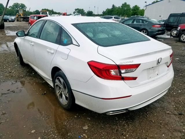 1HGCV2F54JA040169 - 2018 HONDA ACCORD EXL WHITE photo 3