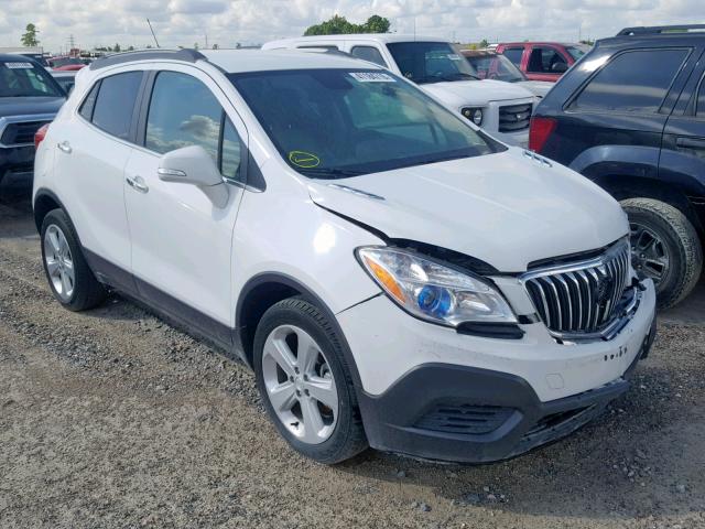 KL4CJASB2GB693127 - 2016 BUICK ENCORE WHITE photo 1