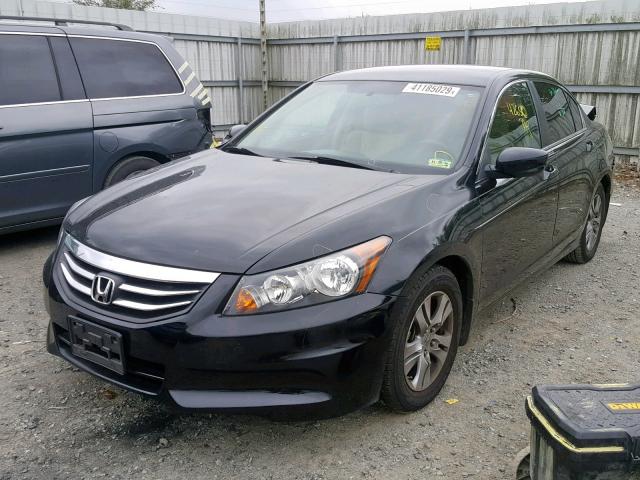 1HGCP2F46CA175688 - 2012 HONDA ACCORD LXP BLACK photo 2