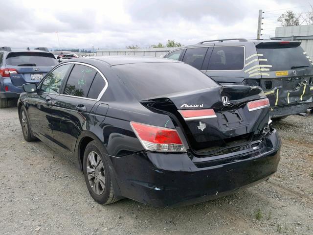 1HGCP2F46CA175688 - 2012 HONDA ACCORD LXP BLACK photo 3