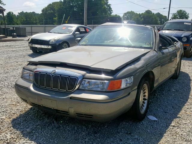 2MEFM74W9WX660228 - 1998 MERCURY GRAND MARQ GRAY photo 2