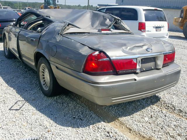 2MEFM74W9WX660228 - 1998 MERCURY GRAND MARQ GRAY photo 3