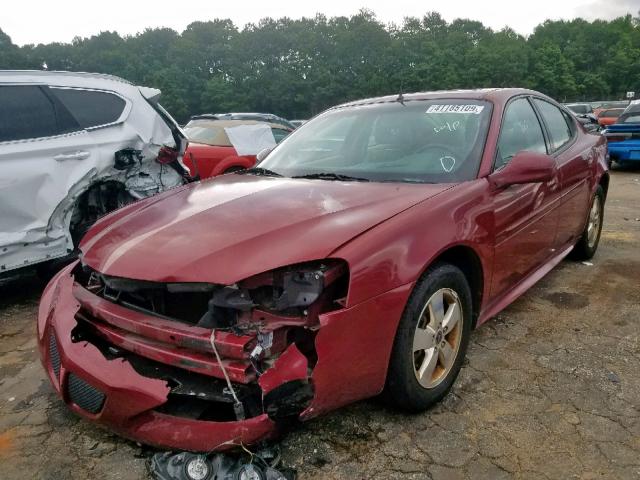 2G2WS522551187820 - 2005 PONTIAC GRAND PRIX MAROON photo 2