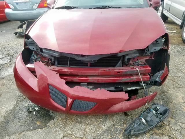 2G2WS522551187820 - 2005 PONTIAC GRAND PRIX MAROON photo 9
