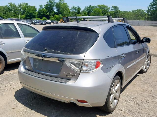 JF1GH63629H814441 - 2009 SUBARU IMPREZA OU GRAY photo 4