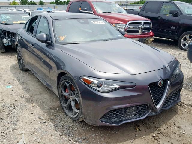 ZARFAECN3H7529821 - 2017 ALFA ROMEO GIULIA TI CHARCOAL photo 1