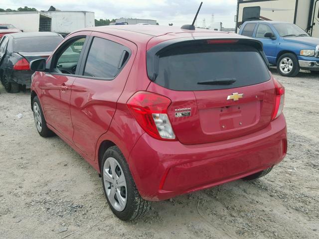 KL8CB6SAXKC736129 - 2019 CHEVROLET SPARK LS PINK photo 3