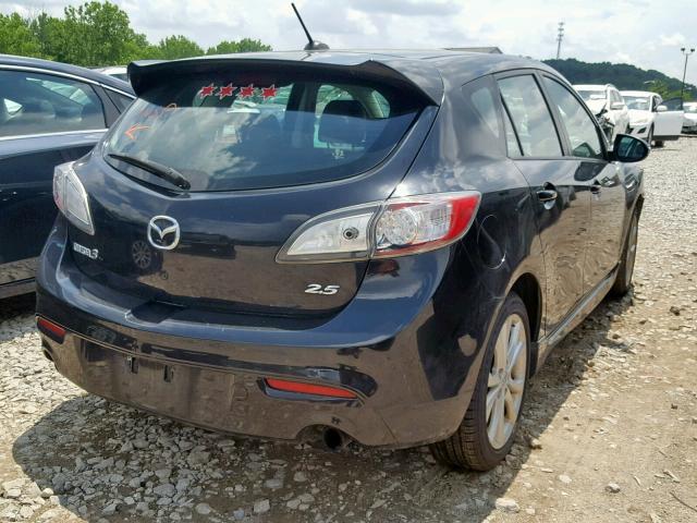 JM1BL1H56A1131371 - 2010 MAZDA 3 S BLACK photo 4