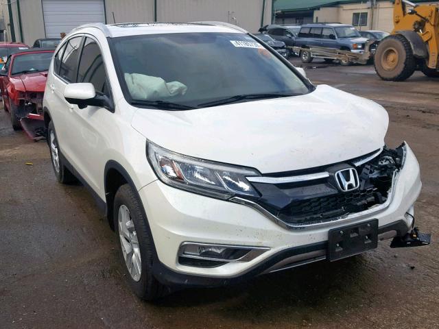 5J6RM4H7XGL051626 - 2016 HONDA CR-V EXL WHITE photo 1