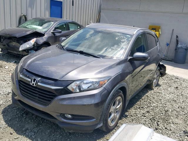 3CZRU6H79GM708040 - 2016 HONDA HR-V EXL CHARCOAL photo 2